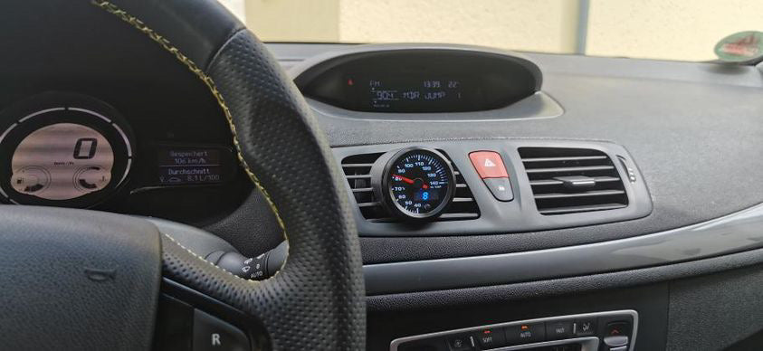 Renault Megane 3 RS 2.0 Turbo Anzeigenhalter Zusatzinstrumente Mitte Gauge Holder
