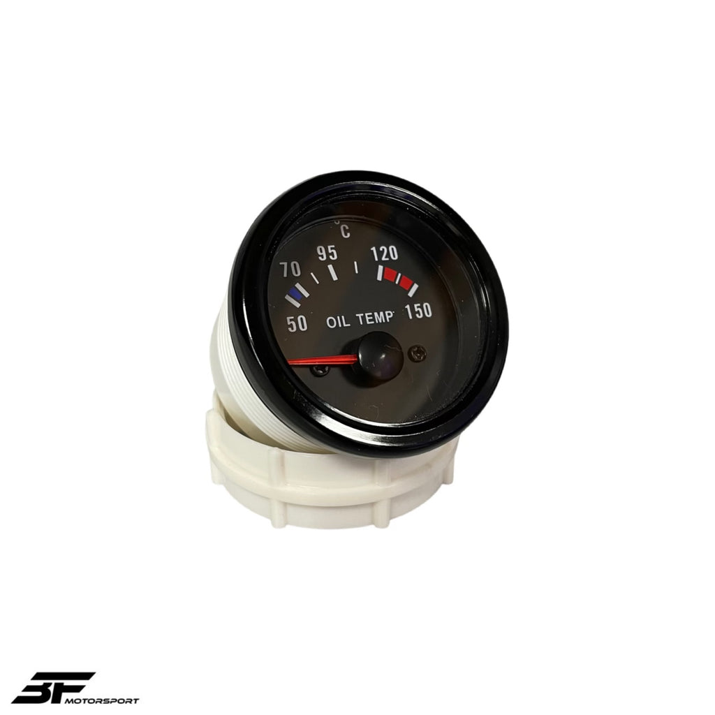 Öltemperaturanzeige NEU 52mm Schwarz Komplett-Set Oil Temp