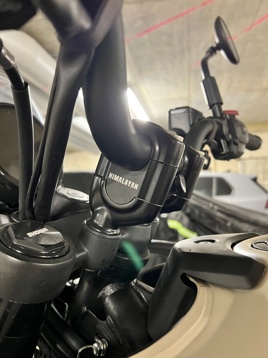 Royal Enfield 450 Lenkererhöhung 30mm Himalayan Rally Handle Bar Riser