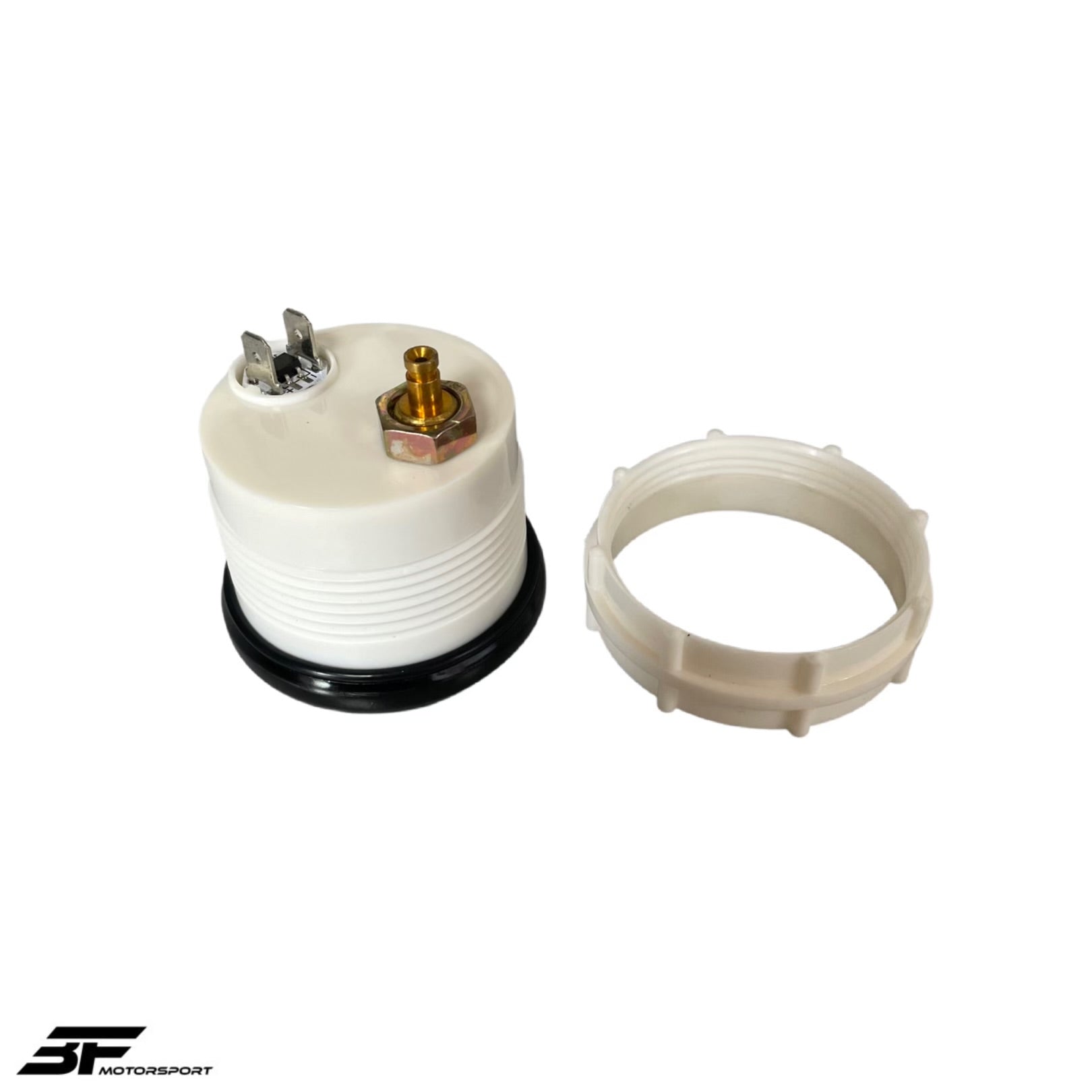 Ladedruckanzeige NEU 2 Bar 52mm Schwarz Komplett-Set Boost Turbo