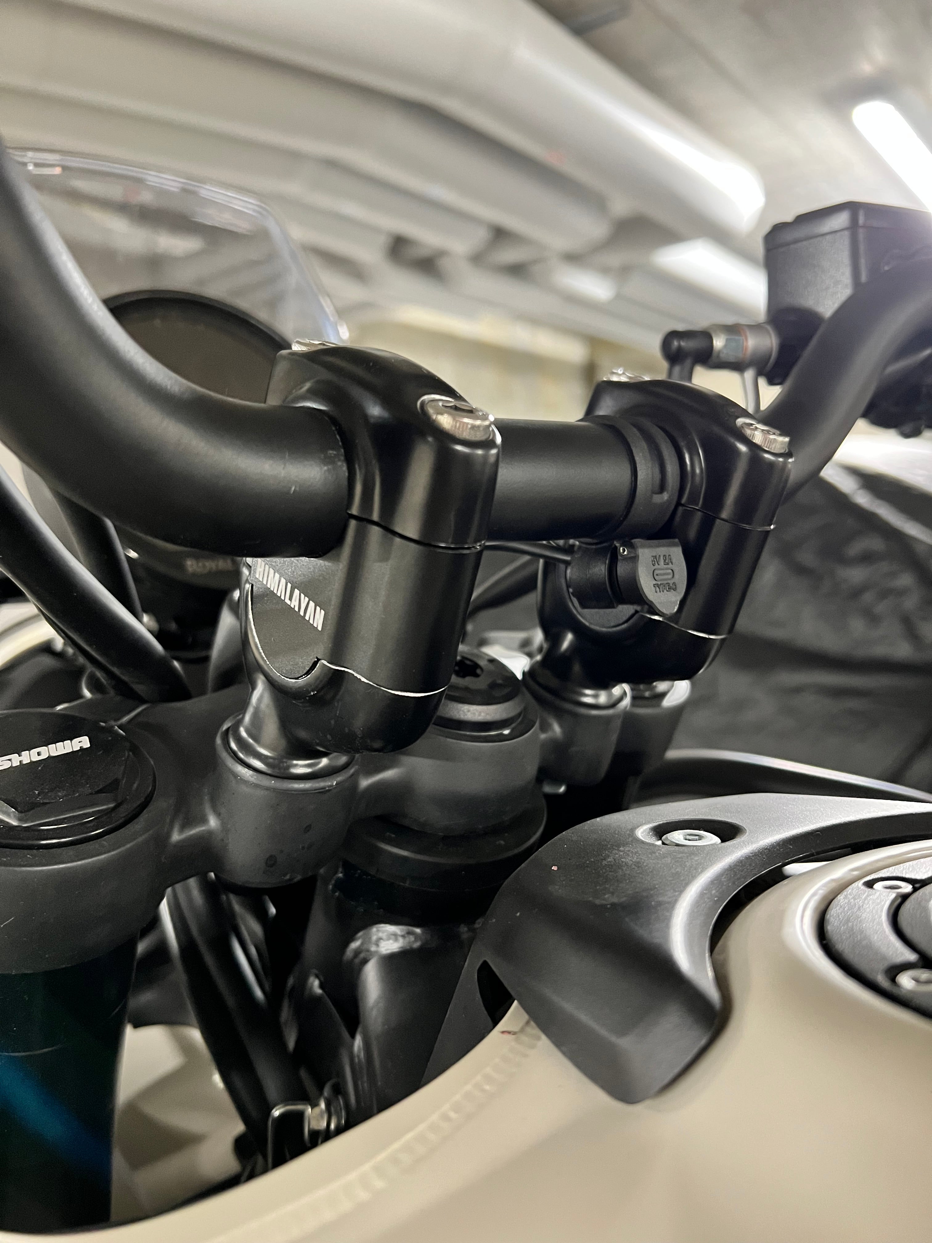 Royal Enfield 450 Lenkererhöhung 30mm Himalayan Rally Handle Bar Riser