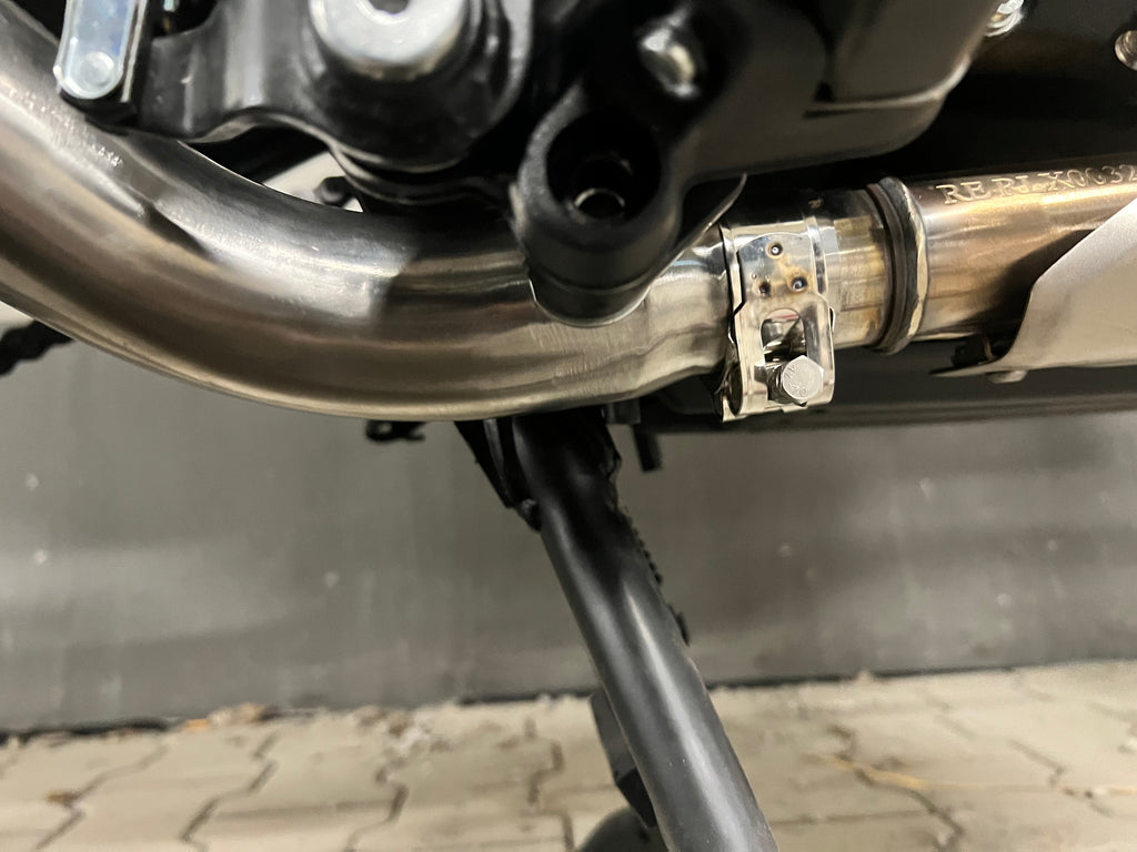 Royal Enfield 450 Schalldämpfer Ersatzrohr Decat Pipe Sportauspuff Himalayan