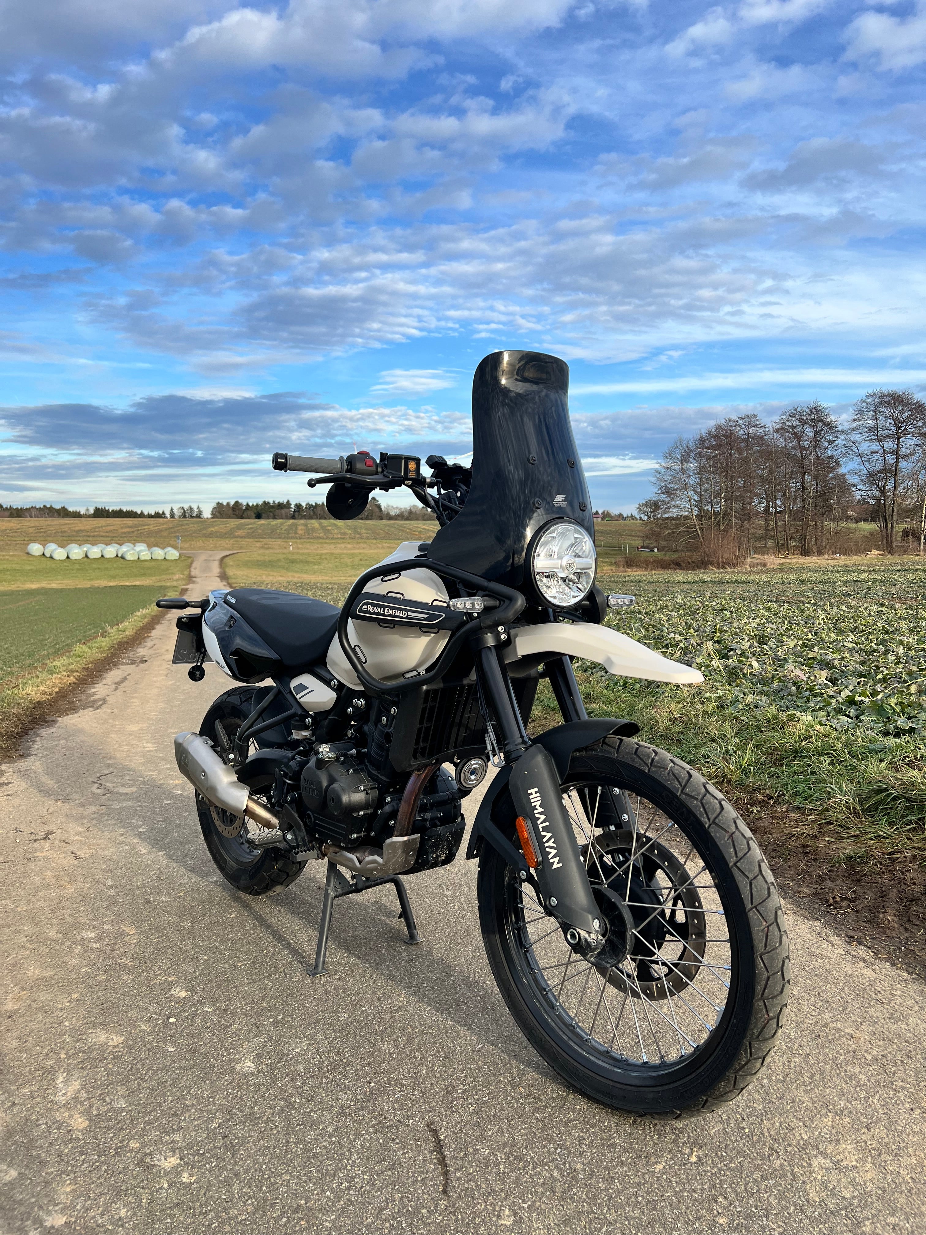 Windschild Royal Enfield Himalayan 450 mit ABE Rallye Dakar Wind Screen